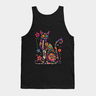 Cat Skull Aesthetics Tank Top